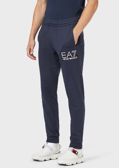 Shop Emporio Armani Sweatpants - Item 13387521 In Navy Blue