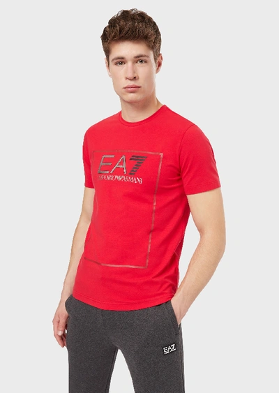 Shop Emporio Armani T-shirts - Item 12377209 In Red