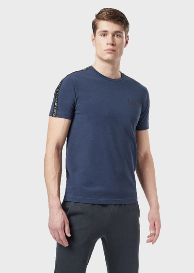 Shop Emporio Armani T-shirts - Item 12377218 In Navy Blue