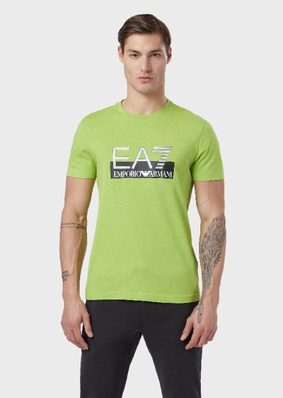 Shop Emporio Armani T-shirts - Item 12380215 In Light Green