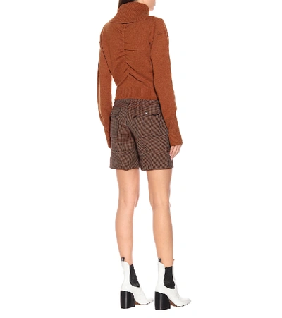Shop Chloé Wool And Cashmere Cardigan In Brown