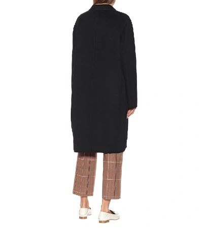 Shop Acne Studios Wool Coat In Black