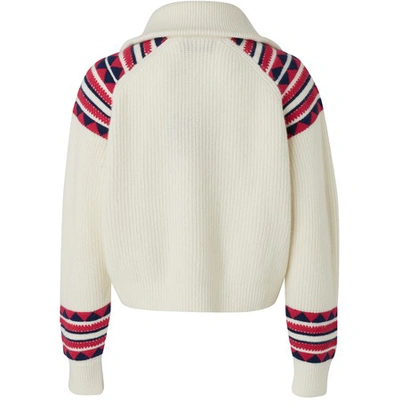Shop Alanui Cashmere And Wool Jumper In Lapponia White