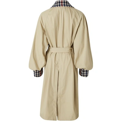 Shop Jw Anderson Contrast Trench In Beige