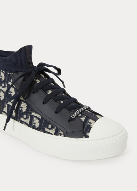 blue dior oblique technical mesh