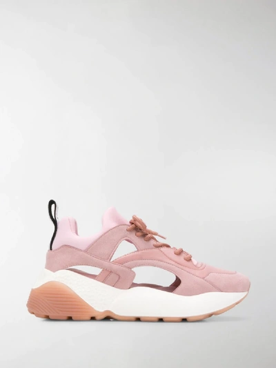 Shop Stella Mccartney Eclypse Cut-out Sneakers In Pink