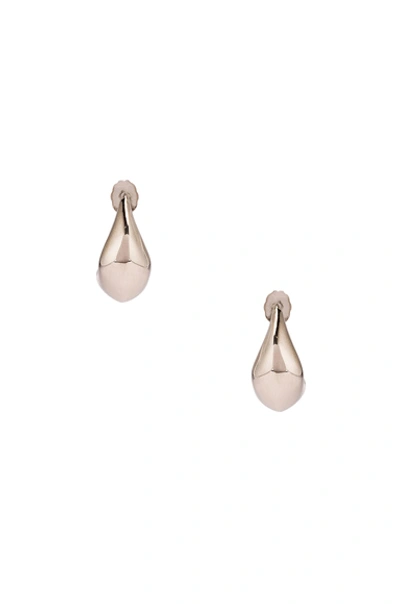 Shop Lemaire Mini Drop Earrings In Silver