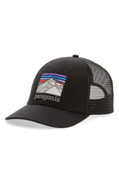 Shop Patagonia Ridge Lopro Trucker Hat In Dark Ruby
