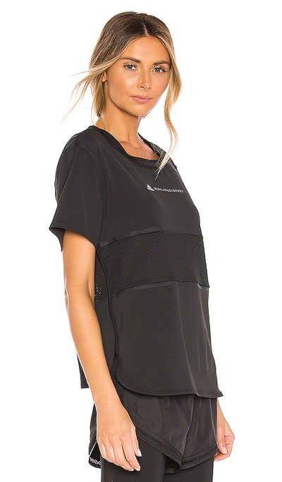 Shop Adidas By Stella Mccartney Run Loose Tee In Black.