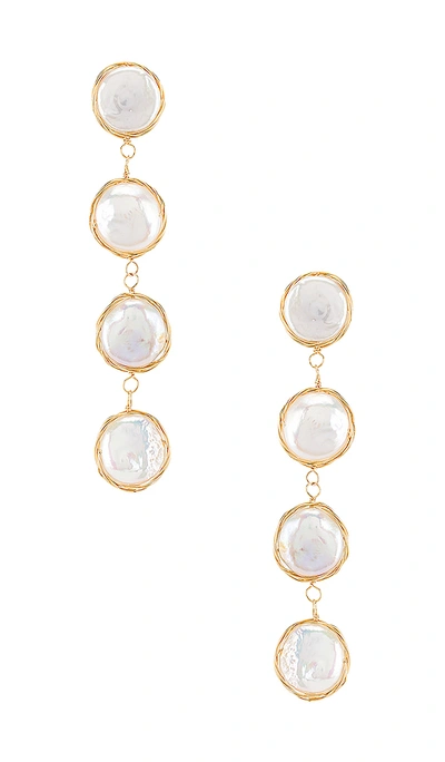 Shop Amber Sceats Rylee Earrings In Gold