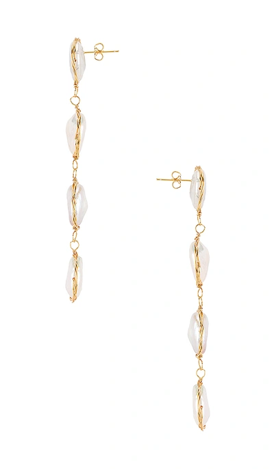 Shop Amber Sceats Rylee Earrings In Gold