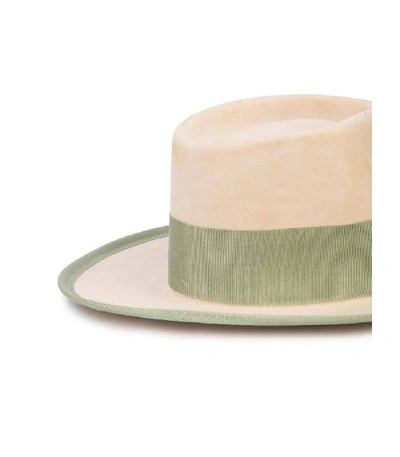 Shop Nick Fouquet Woven Wide-brim Hat In Neutral