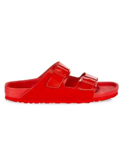Shop Valentino Garavani  X Birkenstock Double Strap Sandals In Rouge