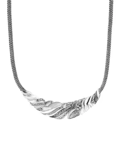 Shop John Hardy Lahar Diamond Sterling Silver Pendant Necklace