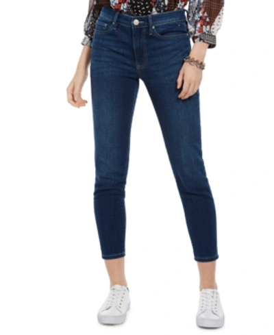 Shop Tommy Hilfiger Women's Tribeca Th Flex Ankle Skinny Jeans In Remnant Wash