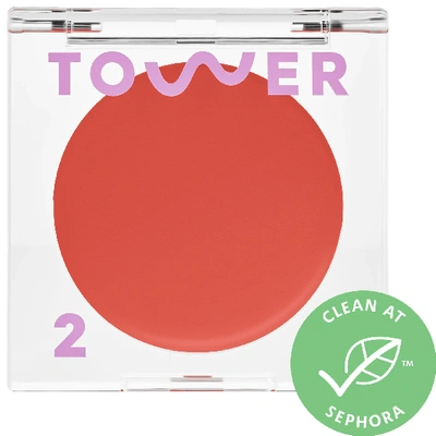 Tower 28 Beauty Beachplease Lip + Cheek Dewy Cream Blush Golden Hour 0.158 oz/ 4.5 G