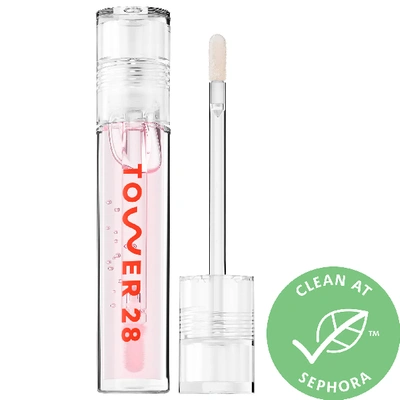Tower 28 Beauty Shineon Lip Jelly Non-sticky Gloss Chill 0.13 oz/ 3.9g In Chill