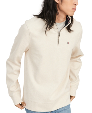 macy's quarter zip mens sweater