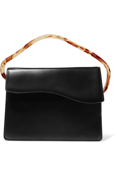 Shop Naturae Sacra Aiges Leather And Resin Tote In Black