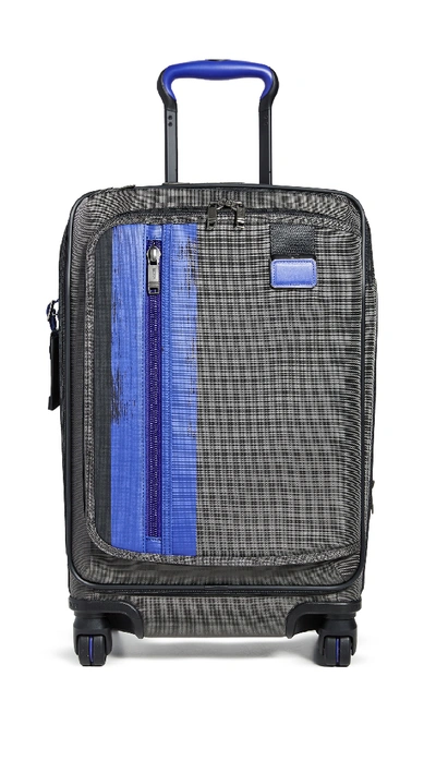 Shop Tumi Merge Expandable Carry On Suitcase In Brushed Blue