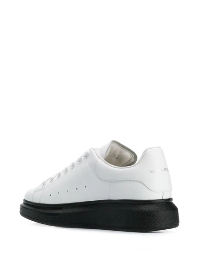 Shop Alexander Mcqueen Sneaker Pelle S.gomm In White Black