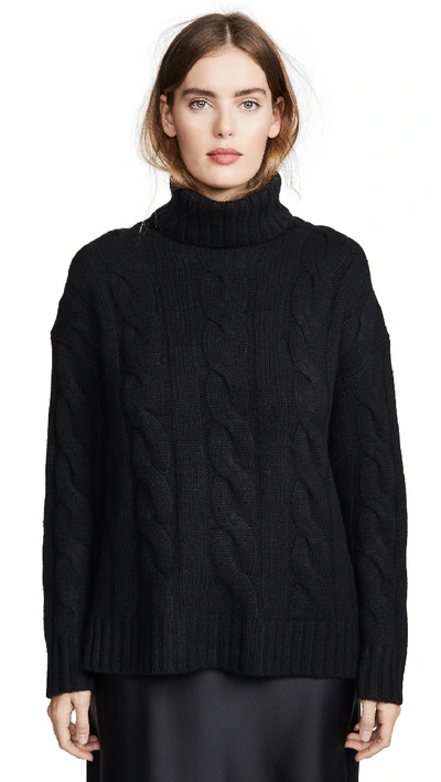 Shop Nili Lotan Brynne Cashmere Sweater In Black