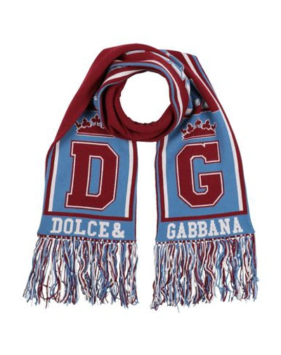 Shop Dolce & Gabbana Scarves In Sky Blue
