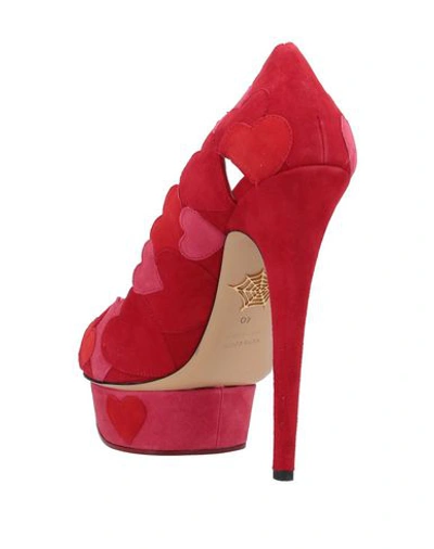 Shop Charlotte Olympia Pumps In Red