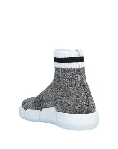 Shop Elena Iachi Woman Sneakers Steel Grey Size 8 Textile Fibers
