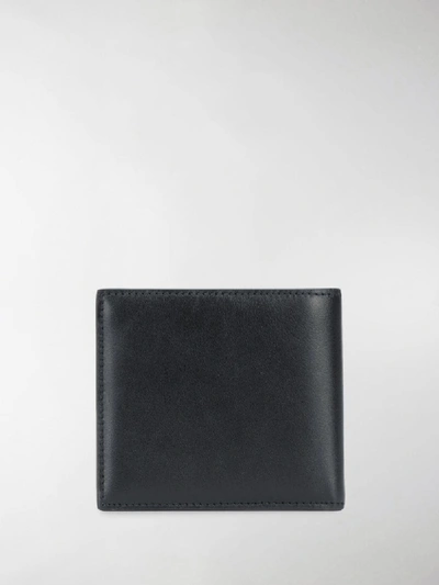 Shop Valentino Logo Print Wallet In Black