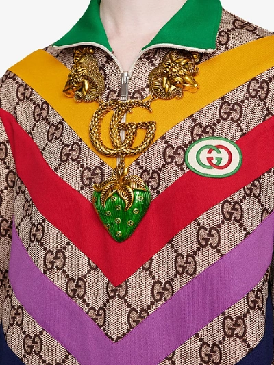 Shop Gucci Dress In Beige