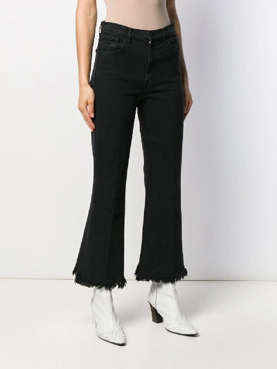 Shop J Brand High Rise Julia Jeans In Black