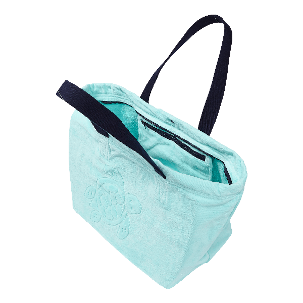 blue beach bag