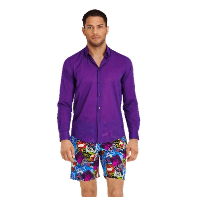 Shop Vilebrequin Shirt In Purple