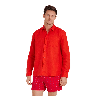 Shop Vilebrequin Shirt In Red