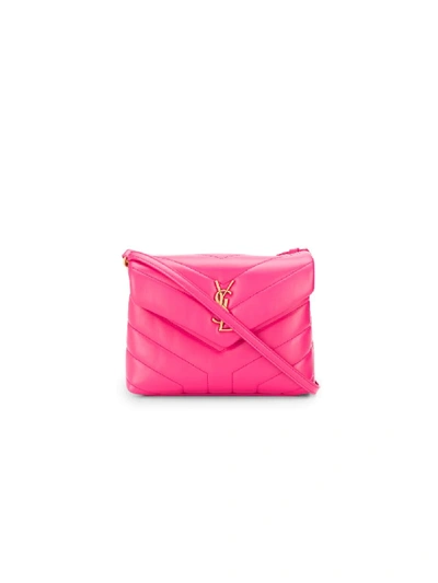 Shop Saint Laurent Lou Lou Shoulder Bag In Pink