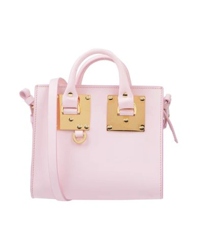 Shop Sophie Hulme Handbag In Light Pink