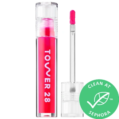 Shop Tower 28 Beauty Shineon Lip Jelly Non-sticky Gloss Xoxo 0.13 oz/ 3.9g