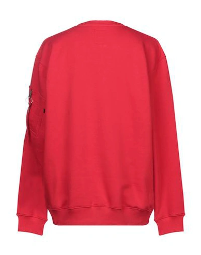 Shop Alpha Industries Sweatshirts In Red