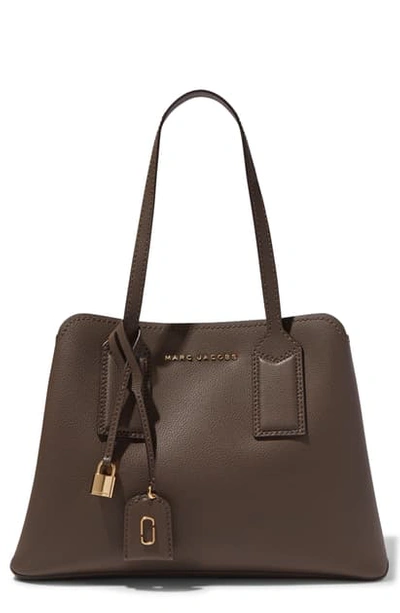 Shop Marc Jacobs The Editor Leather Tote In Night Owl