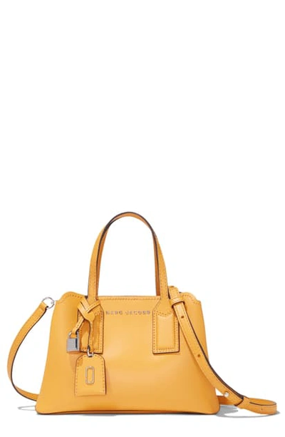 Shop Marc Jacobs The Editor 29 Leather Crossbody Bag - Yellow In Golden Poppy