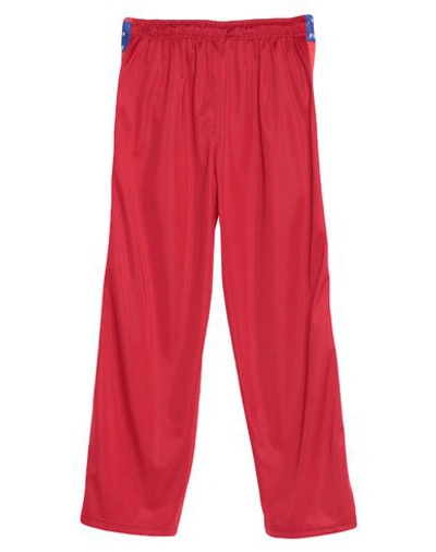 Shop Make Money Not Friends Casual Pants In Red
