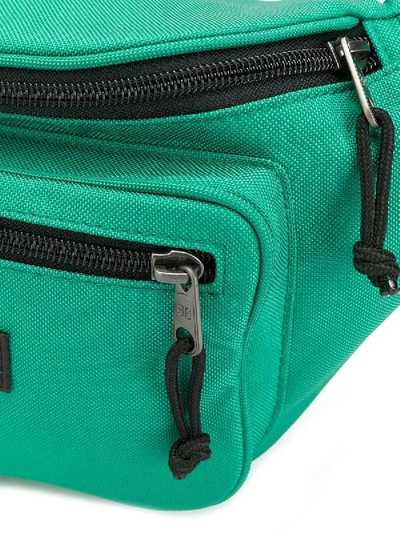 Shop Balenciaga Turquoise Explorer Belt Bag