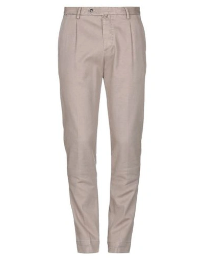 Shop Briglia 1949 Man Pants Light Brown Size 34 Cotton, Elastane In Beige
