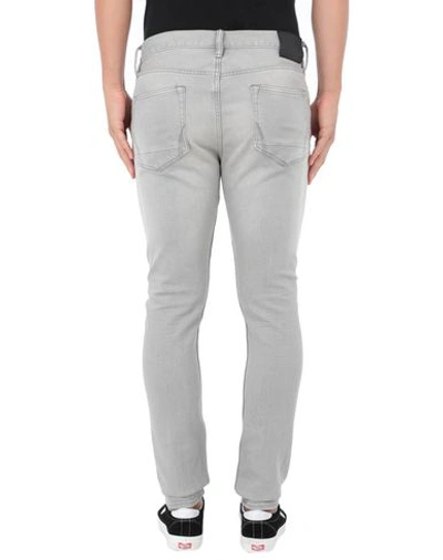 Shop Allsaints Denim Pants In Grey
