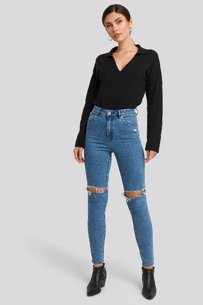 Shop Abrand A High Skinny Ankle Basher Jeans Blue In Dream On