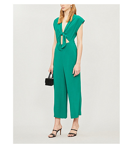 sandro green jumpsuit