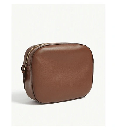 Shop Stella Mccartney Circle Logo Cross-body Bag In Cinnamon