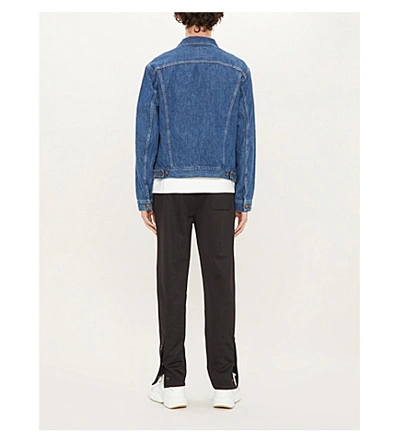 Shop Acne Studios 1998 Denim Jacket In Dark Blue