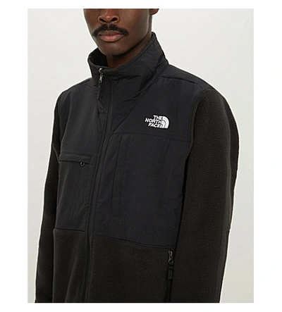 Shop The North Face Denali High-neck Fleece Jacket In Tnf+black